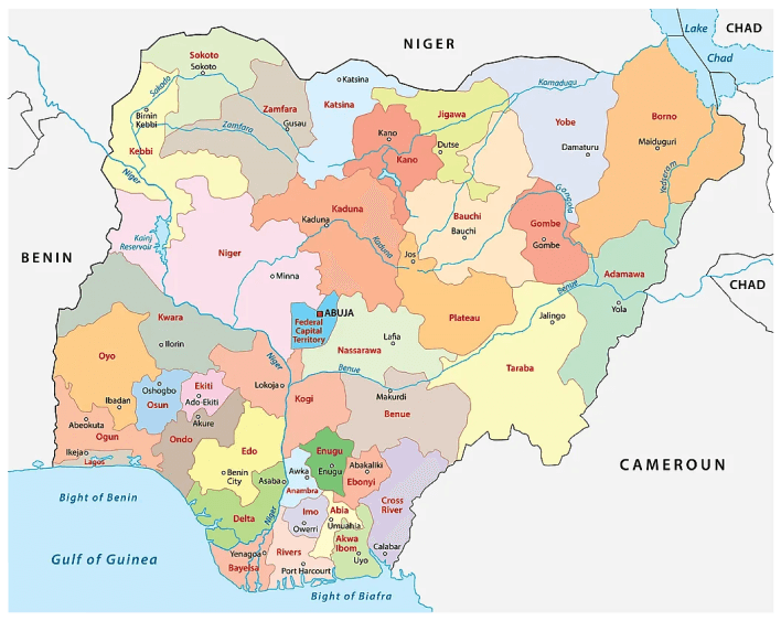 Nigeria Map